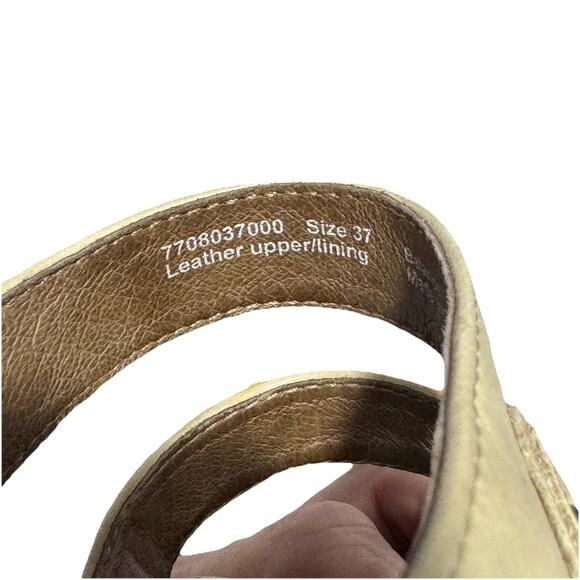 Dansko Nigella Leather mule strappy slip on Flower Clogs Shoes Sz 37 6.5 7 - Picture 9 of 9